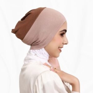 Dual toned Hijab Tube Cap
