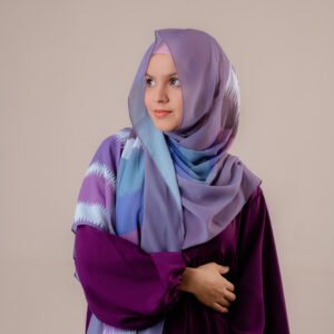 Gradient Soft Chiffon Shawl