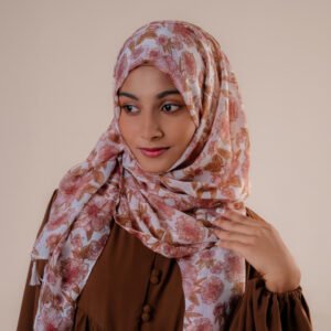 Peony Soft Voile Cotton Shawl
